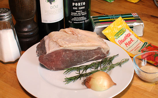 Rezept: Roastbeef mit Portweinsauce - Rollis Rezepte