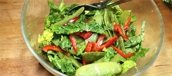 Salat vermischt