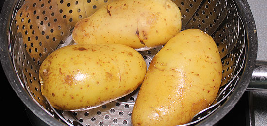 Kartoffeln dämpfen