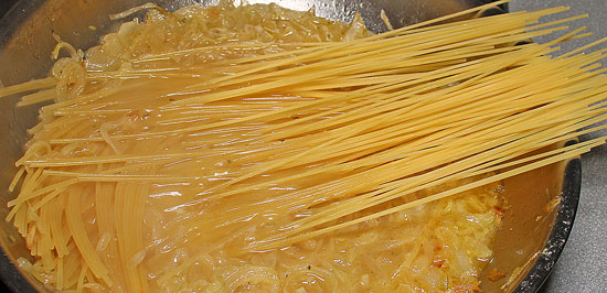Spaghettini garen