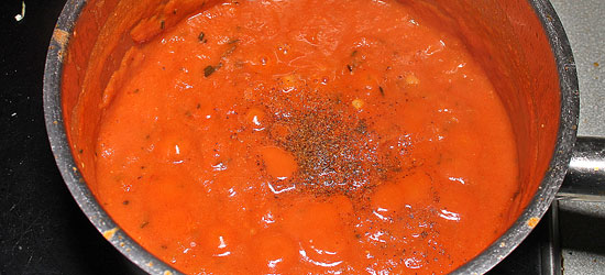 Tomaten-Senfsauce einkochen