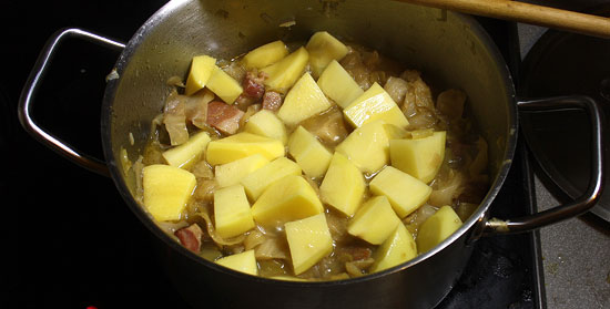 Hafechabis mit Kartoffeln