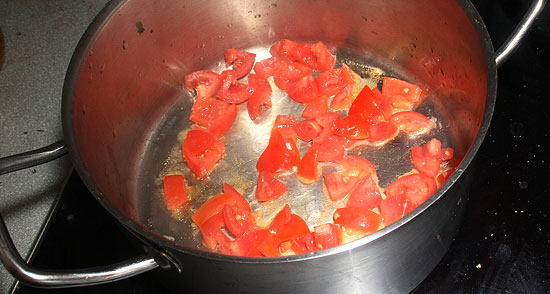 Tomaten andämpfen