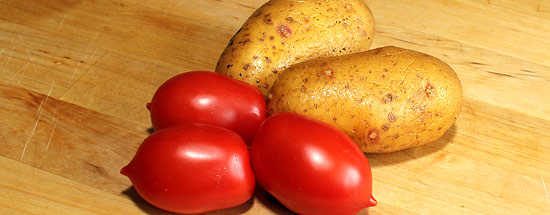 Tomaten und Kartoffeln