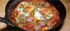 Kefta bel Beid u Matecha - Köfte mit Ei und Tomate