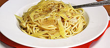 Spaghettoni alla gricia (mit Lardo)